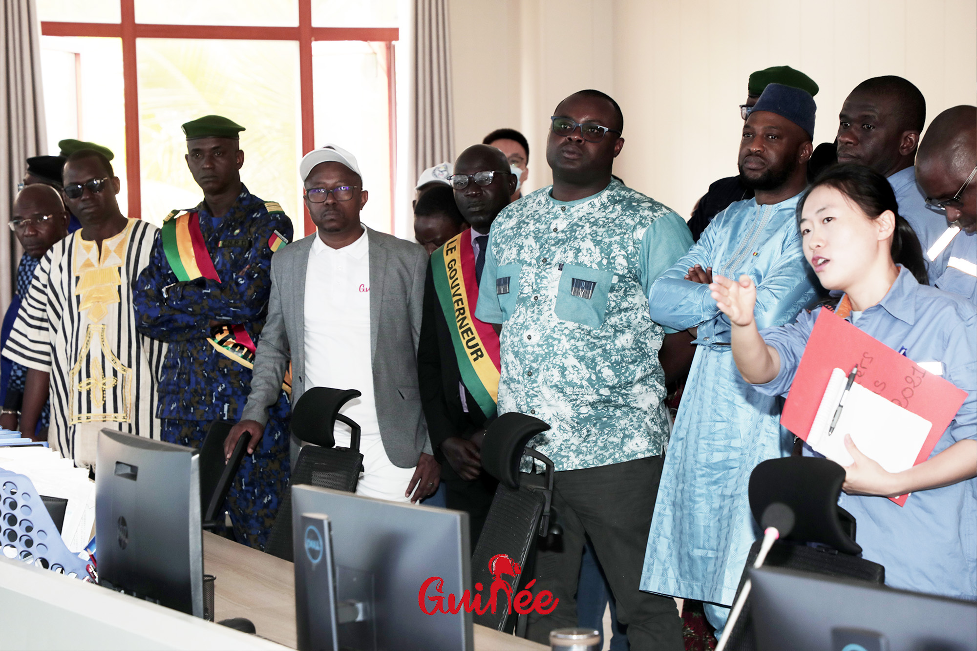 Inauguration du poste électrique de Boké GOUV