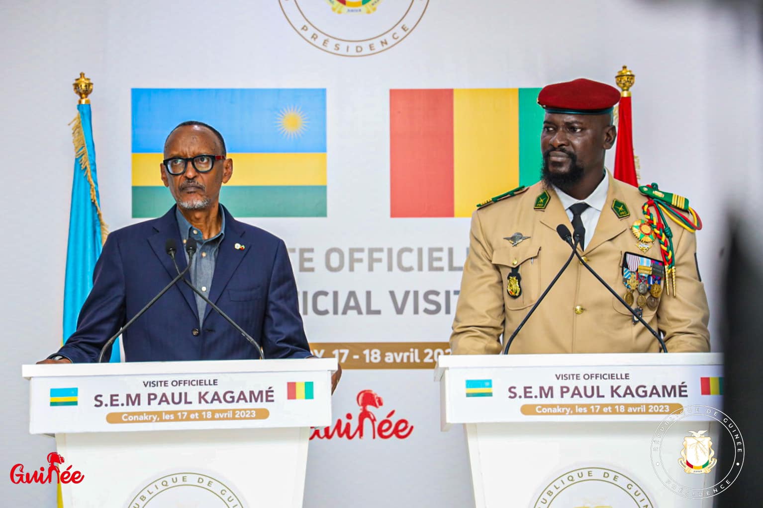 Le President Kagmamé a conakry