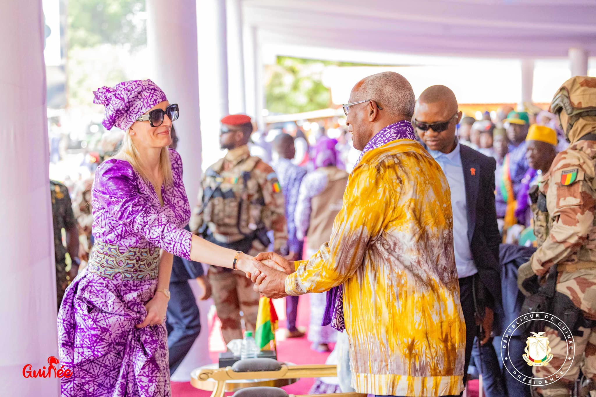 8 Mars à Kindia : la Première Dame, Madame Lauriane Doumbouya, préside la cérémonie